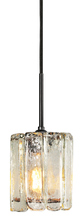  PD162CRBZRT6BRD - Pendant Xylo Clear Glass Bronze Red Cord 120v 60W Retro Edison